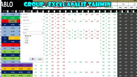 bet365 odds archive excel